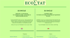 Desktop Screenshot of ecostat.nl