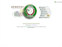 Tablet Screenshot of ecostat.org